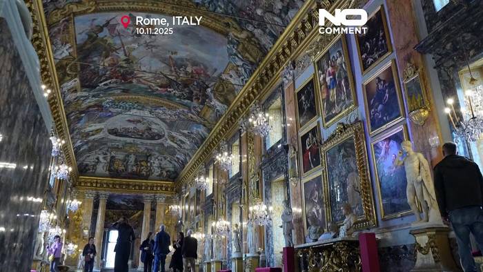News video: Roms privater Palazzo Colonna: Einblick in Italiens adliges Erbe