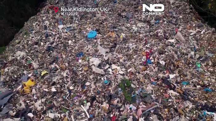 News video: Südengland: Hunderte Tonnen Müll lösen Warnung vor Umweltkatastrophe aus