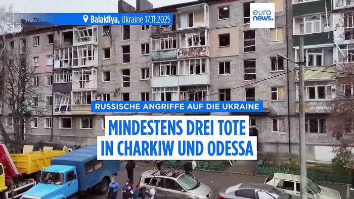 News video: Angriffe auf Energieinfrastruktur: Drei Menschen in der Region Charkiw getötet