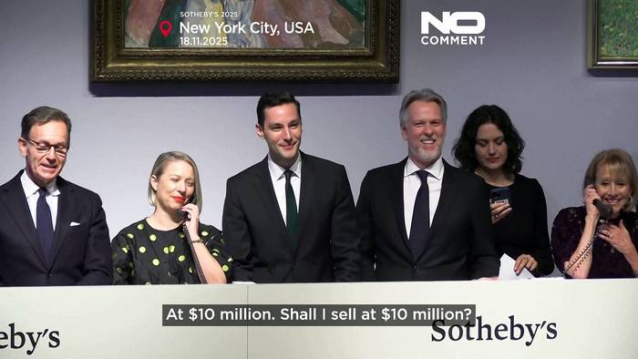 News video: Toilette aus massivem Gold erzielt bei Auktion zwölf Millionen Dollar