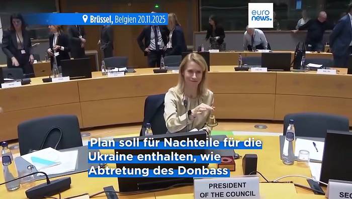 News video: Die EU will beim US-Russland-Plan zum Krieg in der Ukraine mitreden
