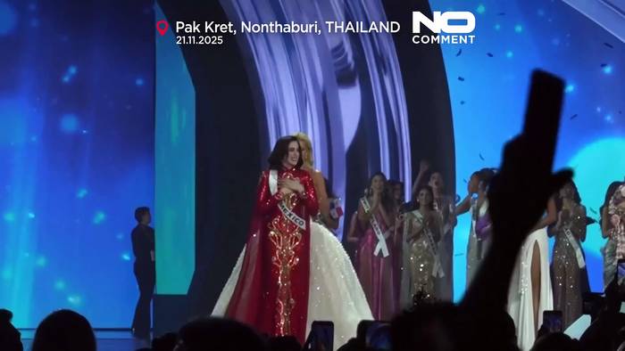 News video: Miss Universe: Mexikos Fatima Bosch trotzt den Organisatoren, holt die Krone 2025