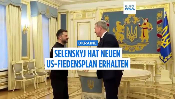 News video: Kapitulation gefordert? Ukraines Präsident Selenskyj will mit Trump über Friedensplan beraten