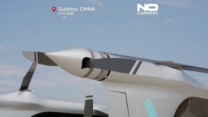 News video: Chinas Zwei-Tonnen-eVTOL absolviert Fracht-Testflug quer durch die Stadt
