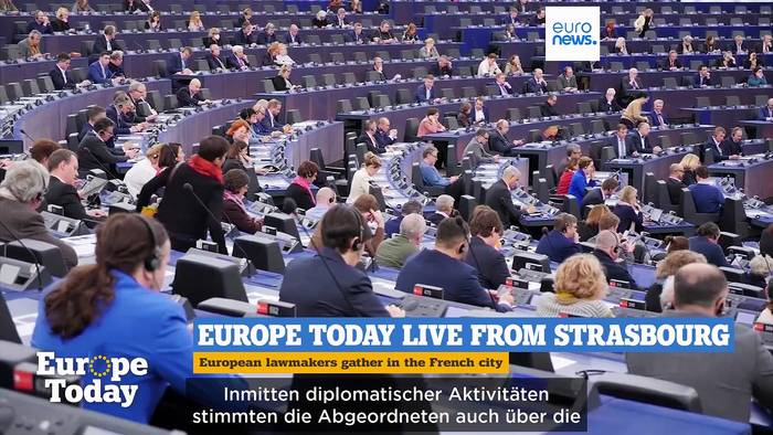 News video: Europe Today: EU-Wirtschaftskommissar Dombrovskis zum Ukraine-Friedensplan