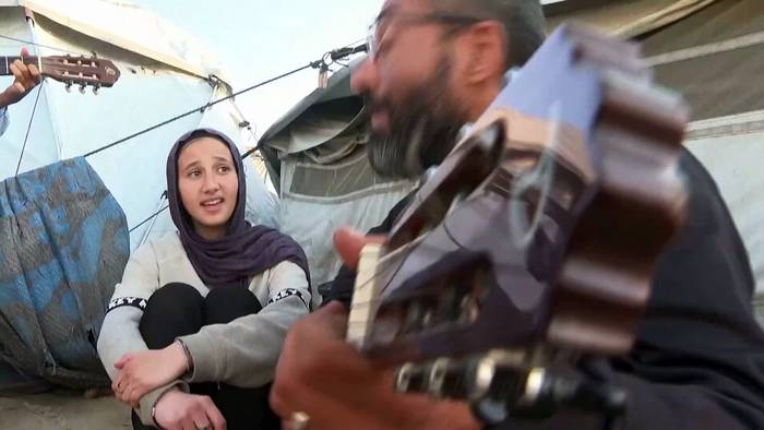 News video: Kinder in Gaza finden im Musikunterricht Trost