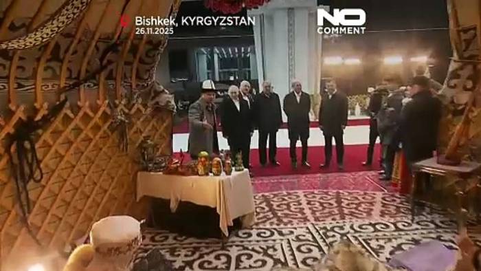 News video: Putin spielt Komuz in Kirgisistan bei einem Staatsbesuch mit Lukaschenko