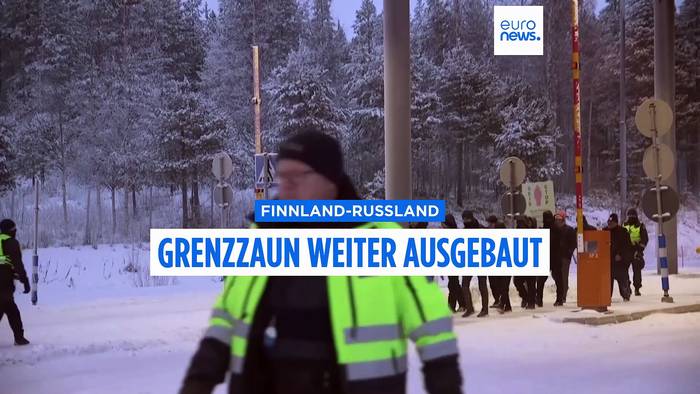 News video: Finnlands Grenzzaun zu Russland gegen illegale Immigration: In Lappland liegt das größte Problem