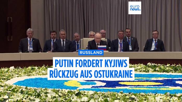 News video: Putin fordert US-Anerkennung russisch besetzter Gebiete