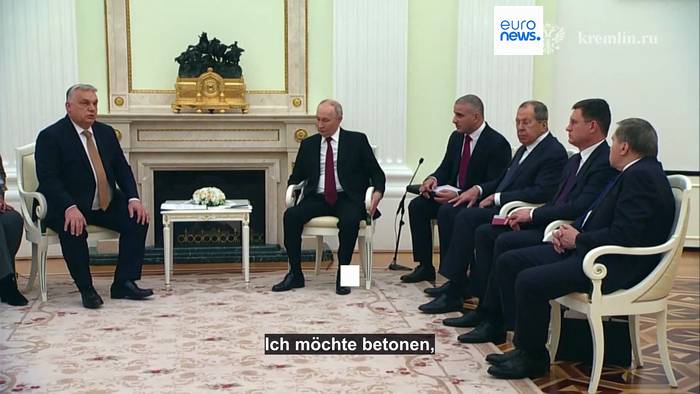 News video: Orbán trifft Putin in Moskau: Ungarn setzt weiter auf Öl und Gas aus Russland