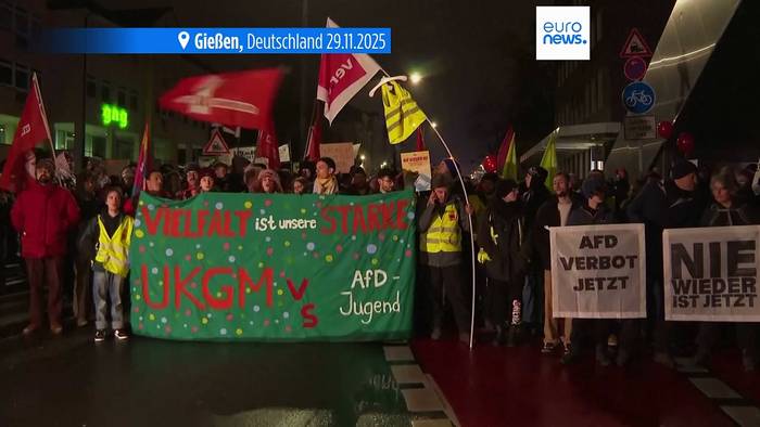 News video: Ausschreitungen in Gießen: Massenproteste prägen den Start des AfD-Jugendkongresses
