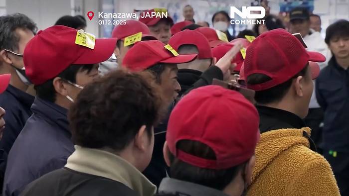 News video: Japan: Gelbschwanz erzielt Rekordpreis von über 22.000 Euro bei Ishikawas erster Winterauktion