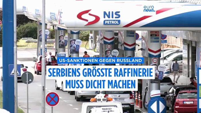 News video: Katastrophe für Serbien: USA stoppen wichtigste Öl-Raffinerie wegen Russland-Sanktionen