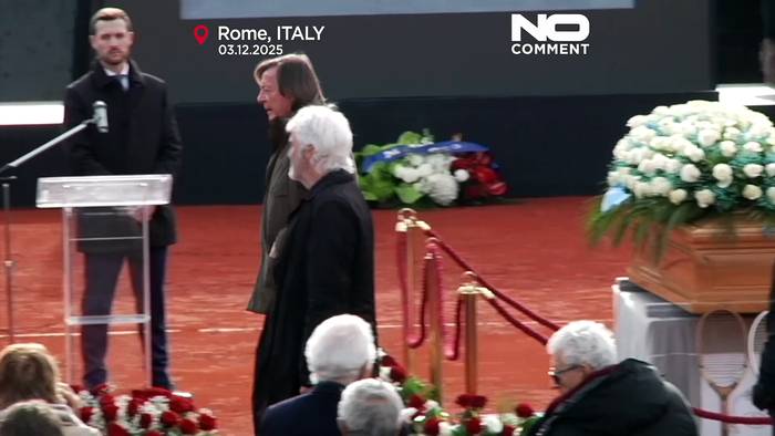 News video: Italien nimmt Abschied von Tennislegende Nicola Pietrangeli
