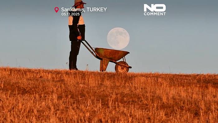 News video: Dezember-Supermond erleuchtet den Himmel als letztes Himmelsereignis 2025