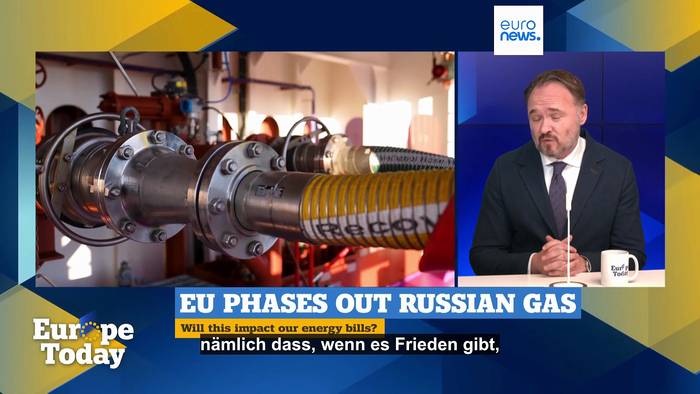 News video: Energiekommissar: Russisches Gas und Öl in Europa 