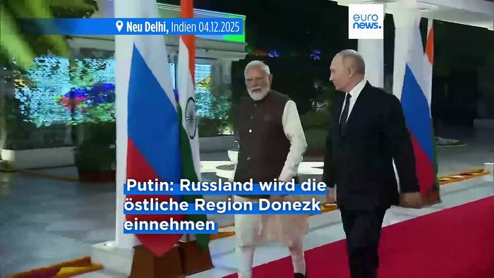 News video: Putin will Donbass mit Gewalt einnehmen, wenn ukrainische Truppen nicht abziehen