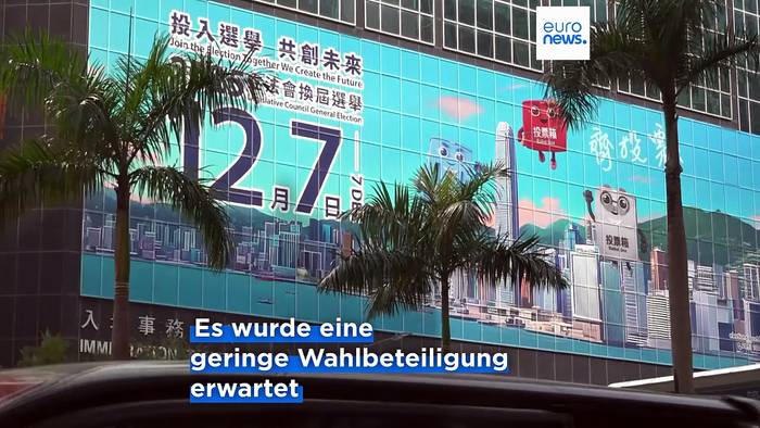 News video: Hongkong: Wahlen im Schatten des Feuer-Infernos mit mindestens 159 Toten