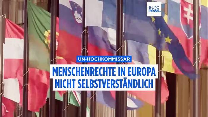 News video: UN-Hochkommissar warnt: EU nicht immun gegen schwindende Menschenrechte