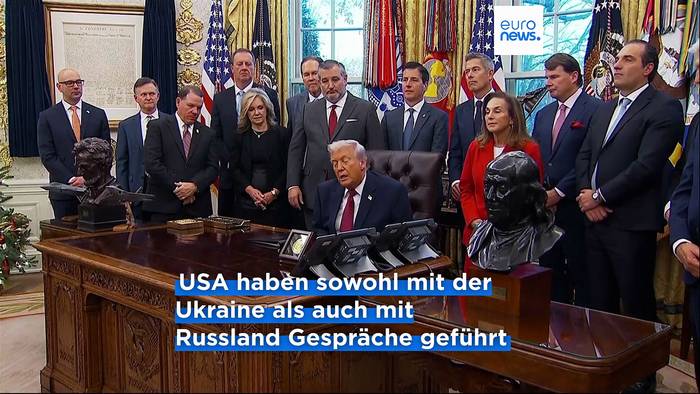 News video: Ukraine will den USA überarbeiteten Friedensplan vorlegen