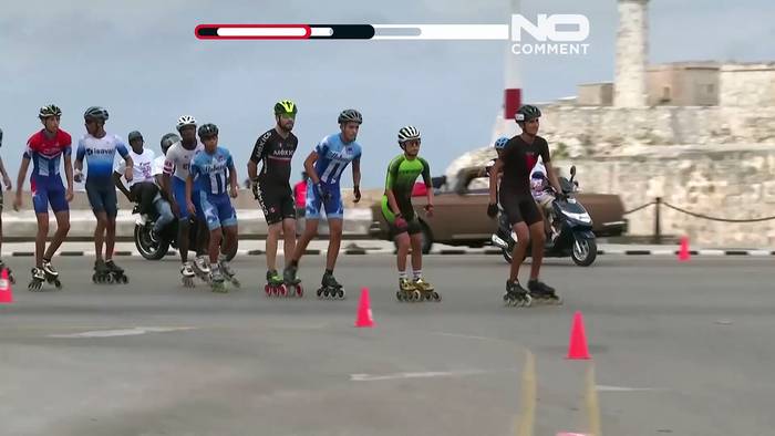 News video: Hunderte Skater kommen zum Marathon am Malecón in Havanna