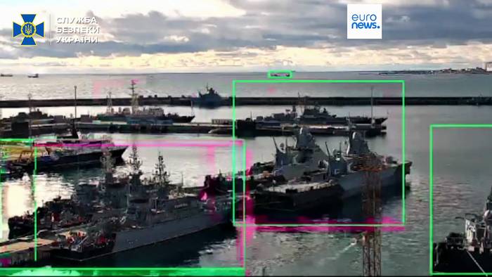 News video: Ukraine trifft erstmals russisches U-Boot mit Sea-Baby-Unterwasserdrohnen