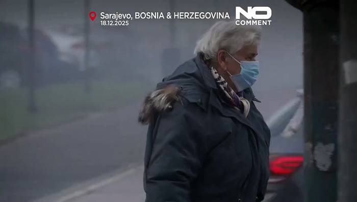 News video: Schwere Luftverschmutzung und Nebel in Sarajevo: Behörden raten, drinnen zu bleiben