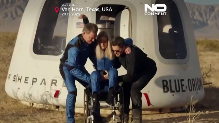 News video: Querschnittsgelähmter deutscher Ingenieur reist als erster Mensch im Rollstuhl ins All