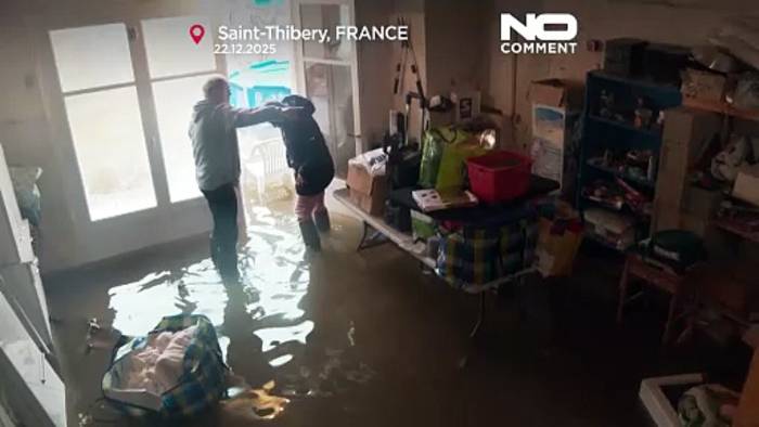 News video: Sintflutartiger Regen setzt Südfrankreich unter Wasser