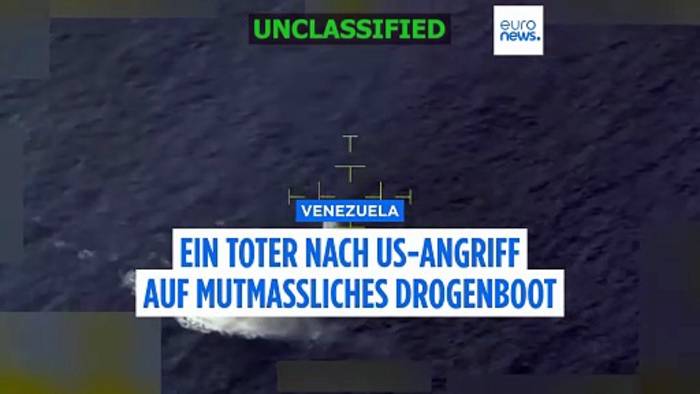 News video: US-Militär tötet Verdächtigen auf Drogenschmuggelboot im Pazifik