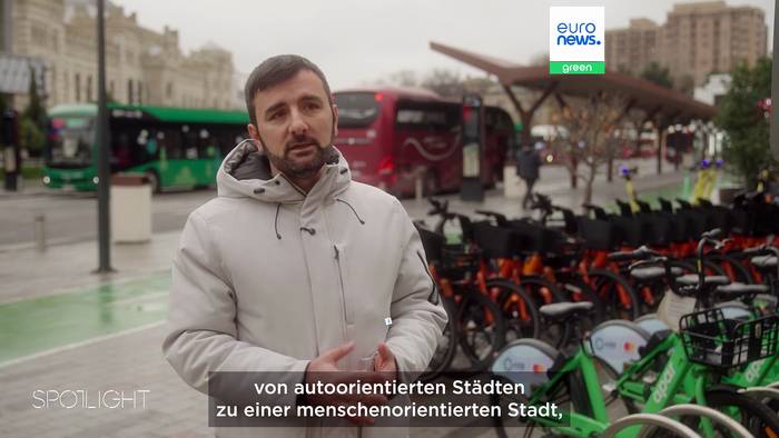 News video: Wie Baku die urbane Mobilität umgestaltet, bei der Menschen und nicht Autos im Mittelpunkt stehen