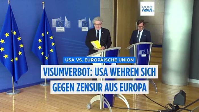 News video: Visumverbot: USA wehren sich gegen Zensur aus Europa