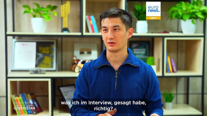 News video: Treffen Sie Samandar Tursunaliev, Usbekistans aufstrebenden KI-Innovator