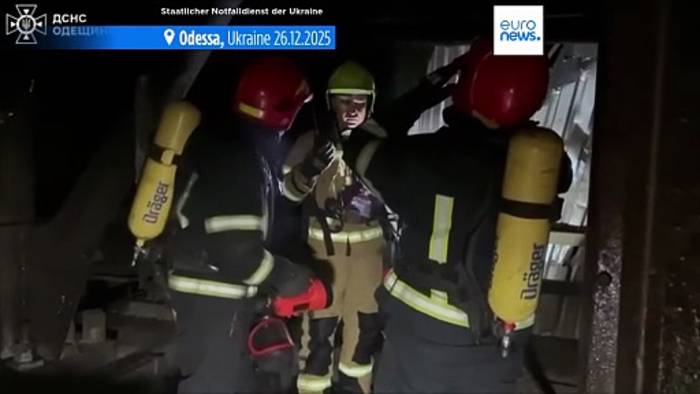 News video: Odessa unter Dauerbeschuss: Russland greift erneut mit Drohnen an