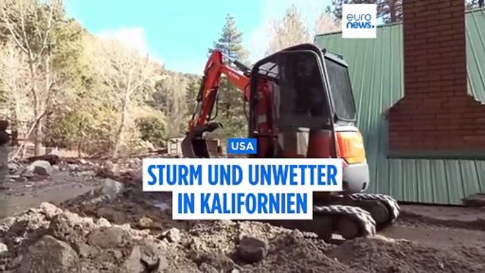 News video: Schwere Unwetter in Kalifornien: Evakuierungen, Fluten und Lawinengefahr