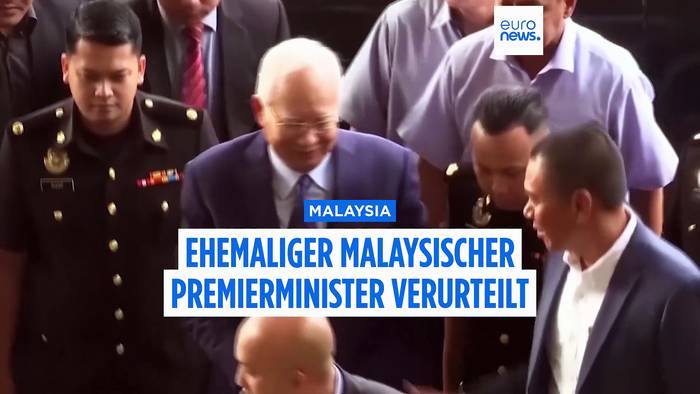 News video: Korruption in Millionenhöhe: Gericht verurteilt Malaysias Ex-Premier Najib Razak