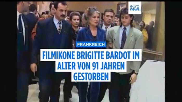 News video: Filmikone Brigitte Bardot im Alter von 91 Jahren gestorben