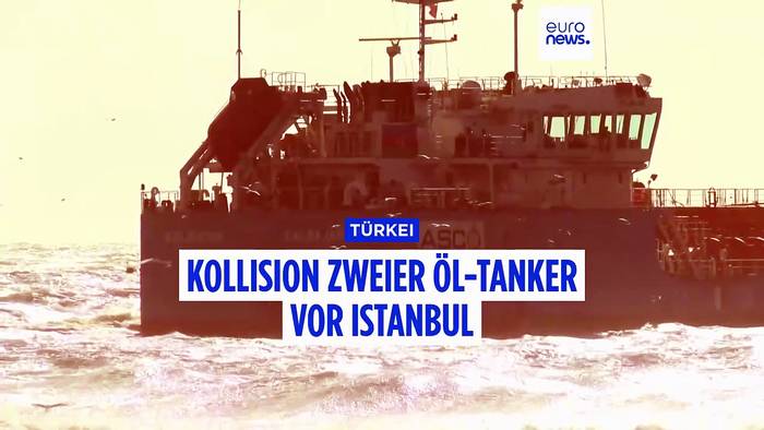 News video: Zwei Öltanker nahe Istanbul zusammengestoßen