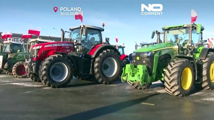 News video: Polnische Bauern protestieren landesweit gegen EU-Mercosur-Handelsabkommen