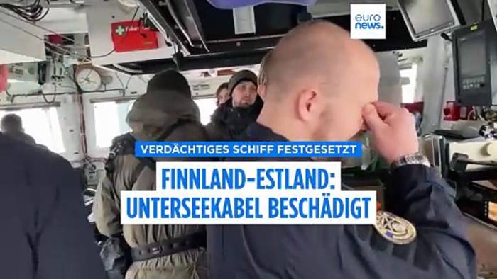 News video: Ostsee-Unterseekabel beschädigt: Schiff aus Russland festgesetzt