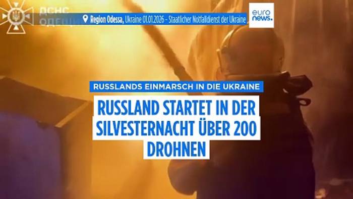 News video: Hunderte Drohnen in Silvester-Nacht: Russland setzt Krieg gegen Ukraine fort