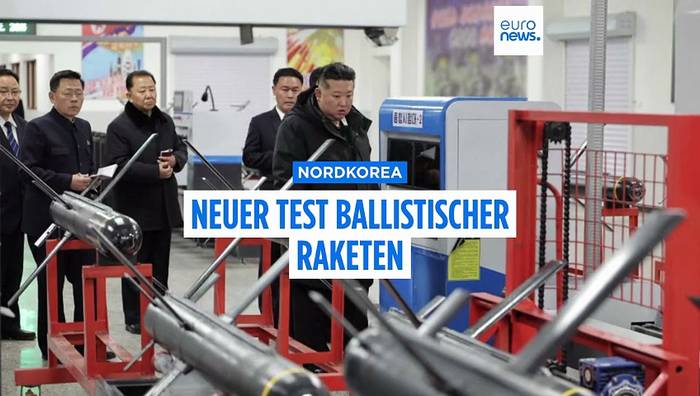 News video: Nordkorea schießt bei neuem Waffentest ballistische Raketen ins Meer