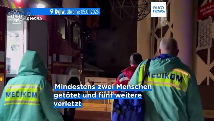 News video: Russische Angriffe gehen weiter, mindestens ein Opfer in Kyjew