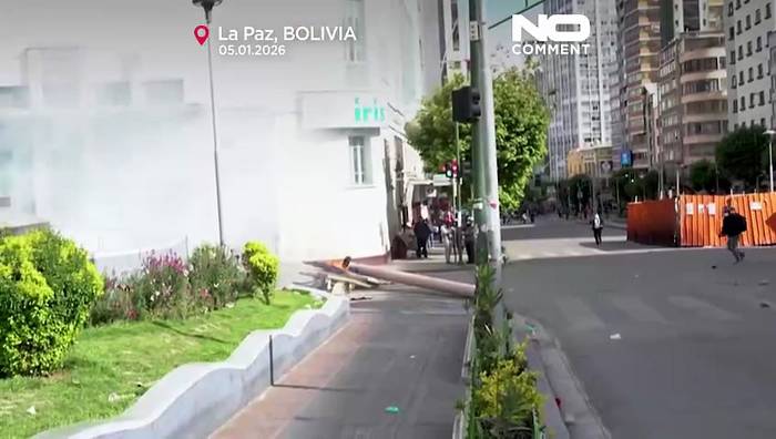 News video: Proteste in La Paz nach Kürzungen der Treibstoffsubventionen in Bolivien