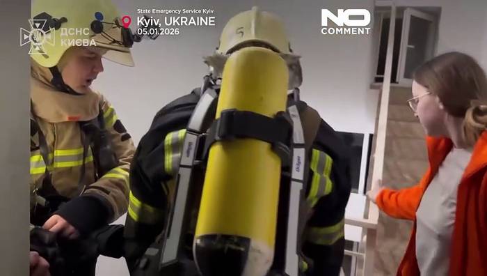 News video: Russischer Angriff auf Klinik in Kyjiw: ein Toter, drei Verletzte