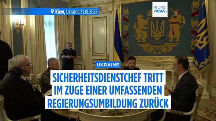 News video: Chef des ukrainischen Sicherheitsdienstes tritt zurück