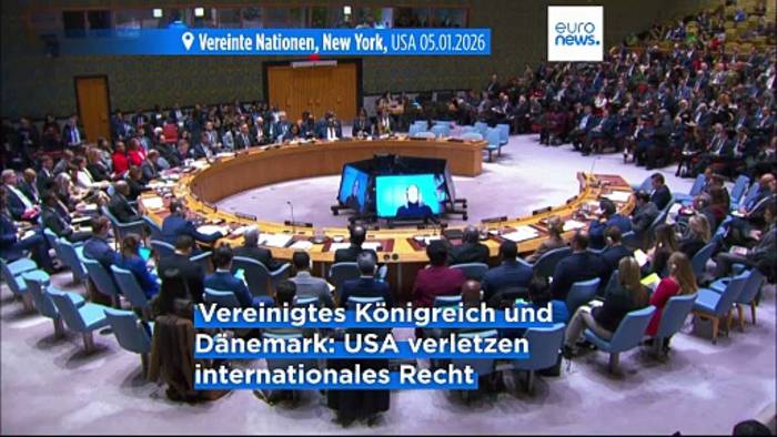 News video: UN: Russland und China kritisieren US-Militäreinsatz in Venezuela