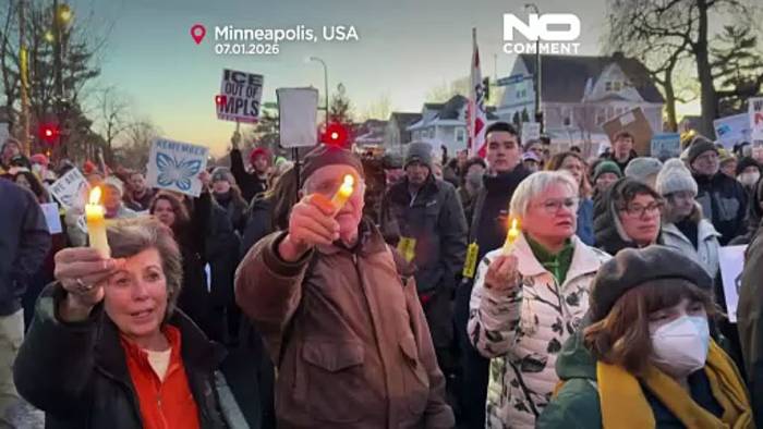News video: USA: Proteste in Minneapolis nach Tod einer Frau bei ICE-Einsatz