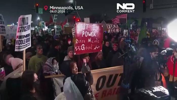 News video: Hunderte protestieren in Minneapolis nach tödlichem Schuss eines Beamten der US-Behörde ICE