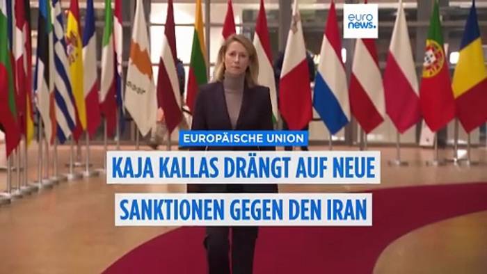 News video: Iran: EU-Chefdiplomatin will härtere Sanktionen – Trump droht mit Militärschlägen